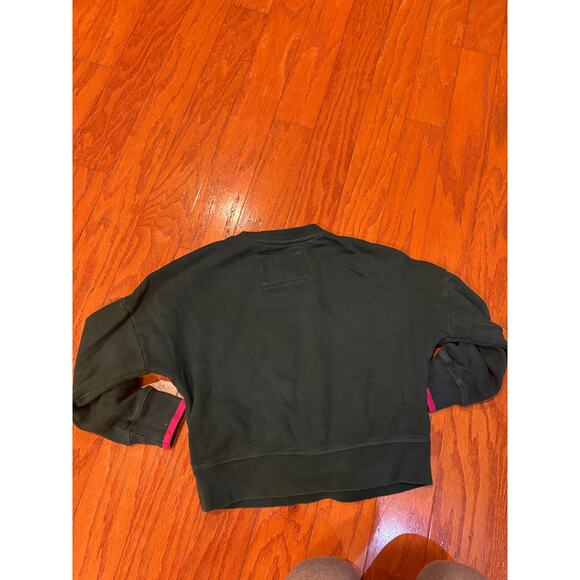 Mini Boden Dinosaur Sweatshirt 5–6Y Green Pink Gold Appliqué - Picture 4 of 4